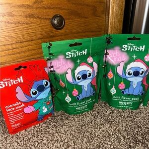 New Lilo & Stitch Bath Bomb Face Mask Bundle / Lot